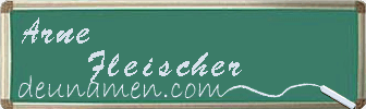 Arne Fleischer Visitenkarte